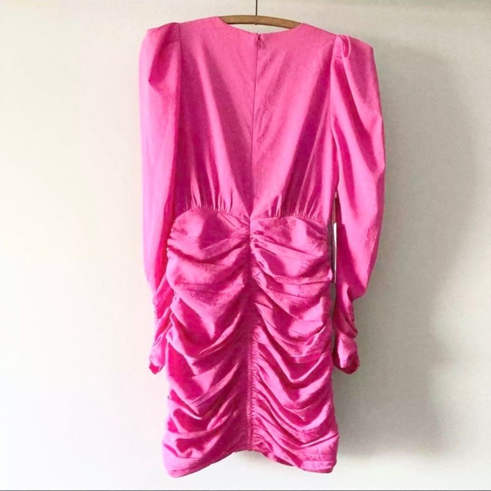 NWT Ronny‎ Kobo Collection Flora Dress Pink M - Picture 7 of 9